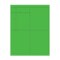 Nevs 4" x 5" Laser Sheet Labels Flr Green LL-5-4-GF - alternate 2